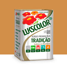 Imagem do produto Lukscolor Tinta Látex Acrílica Tradição Amarelo Terra 18 Litros