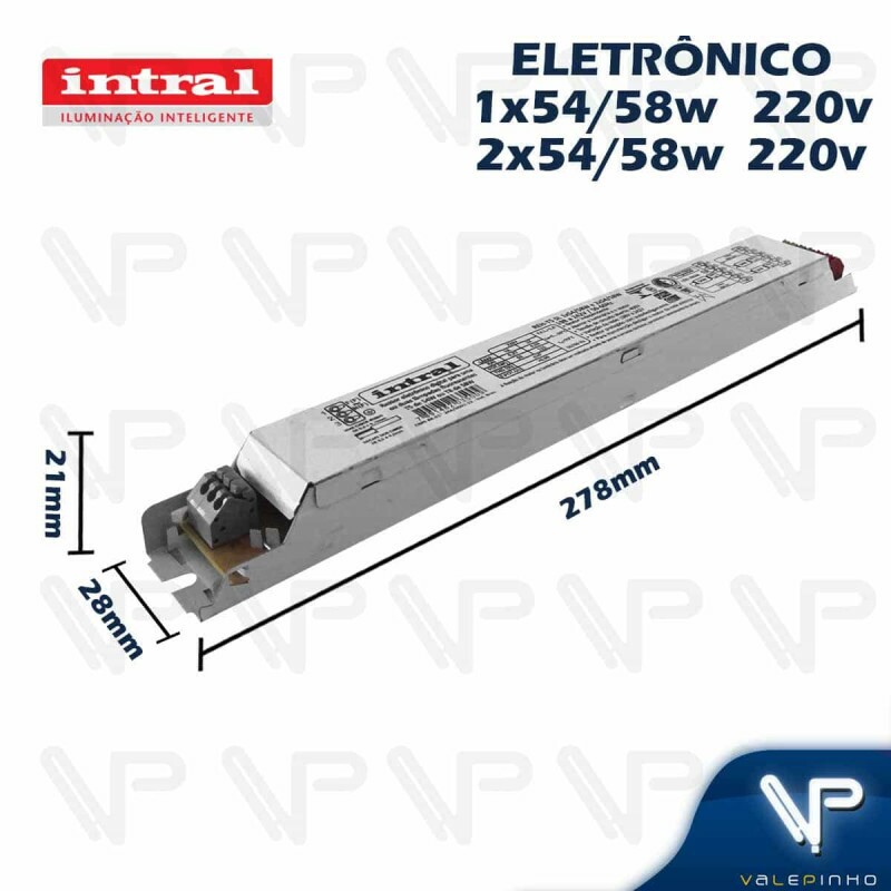 Imagem do produto Rcg Reator Eletrônico 2x54 220V