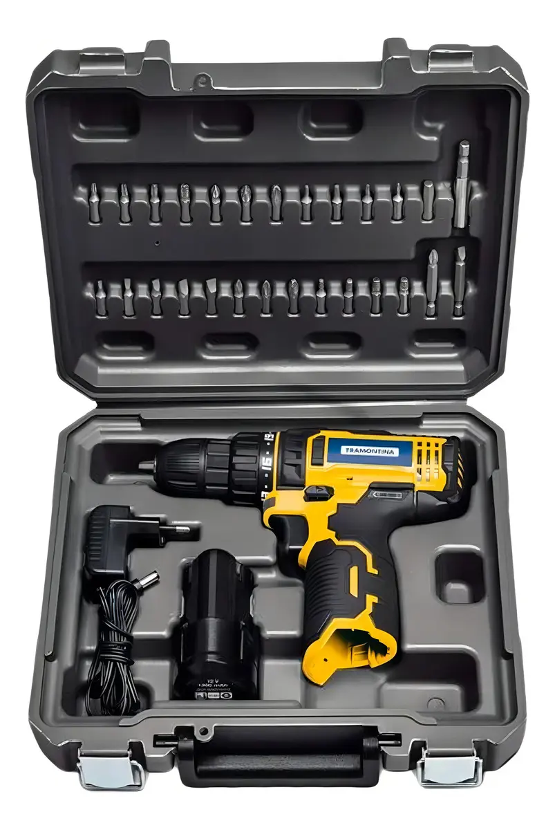 Imagem do produto Tramontina Parafusadeira/Furadeira à Bateria 12V 30 peças