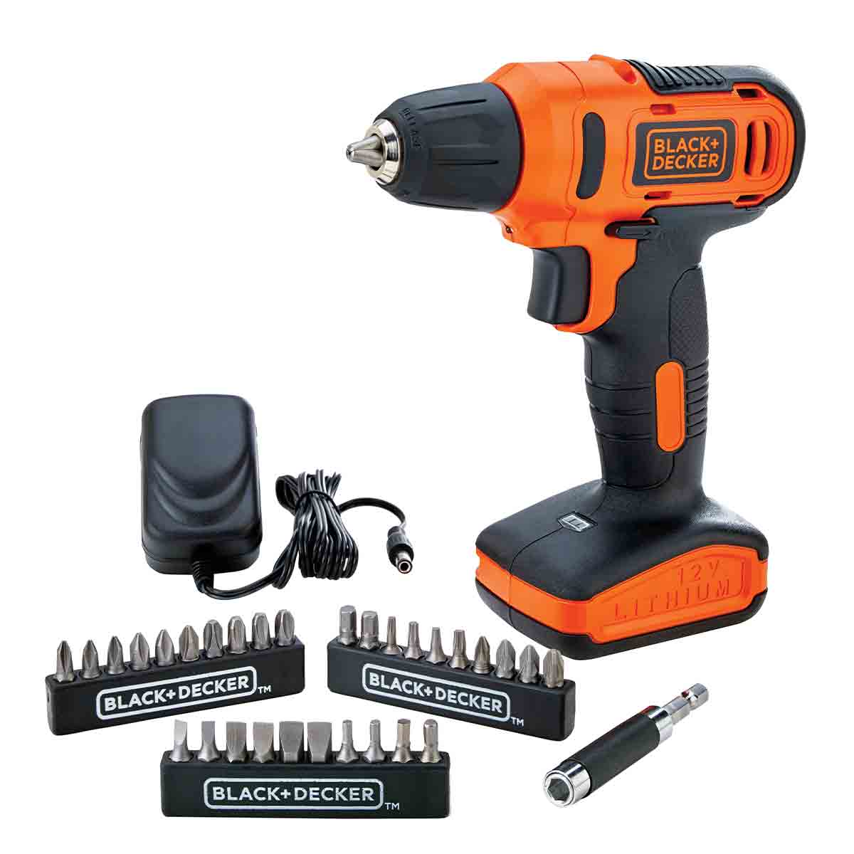 Imagem do produto Black Decker Parafusadeira/Furadeira 12V LD12SC-BR com Acessórios