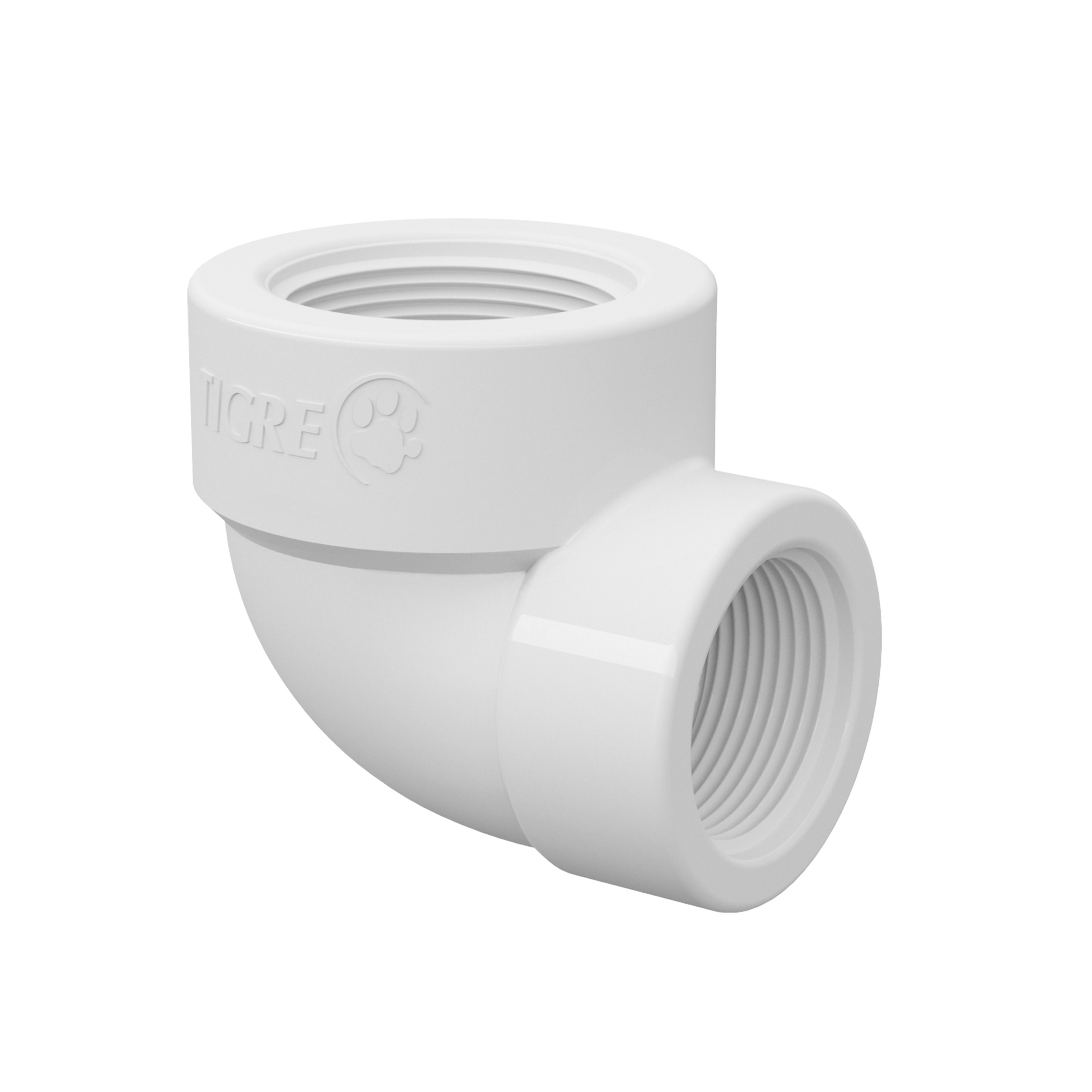 Imagem do produto Tigre Joelho de 90° PVC Roscável 1" x 3/4"