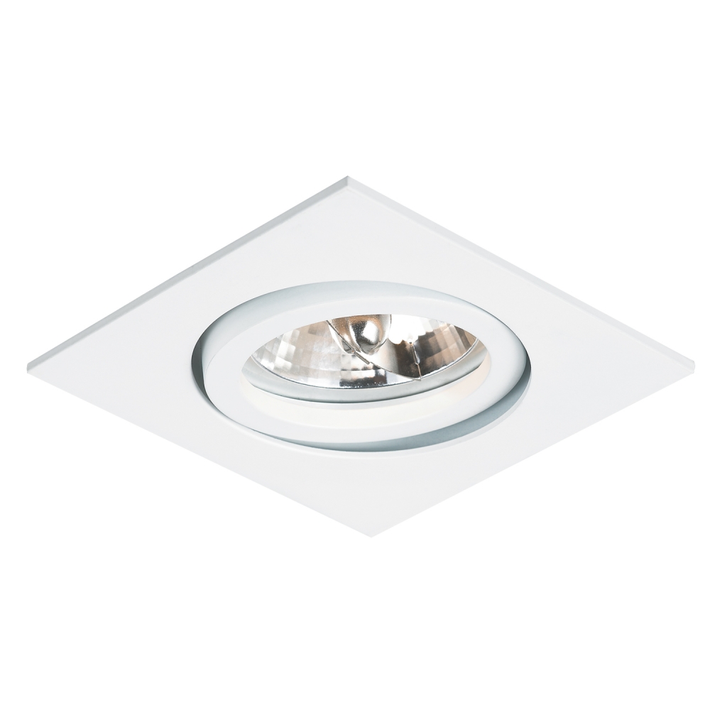 Imagem do produto Bella Lustres Spot de Embutir Quadrado Slim 1xAR70 Branco NS370Q