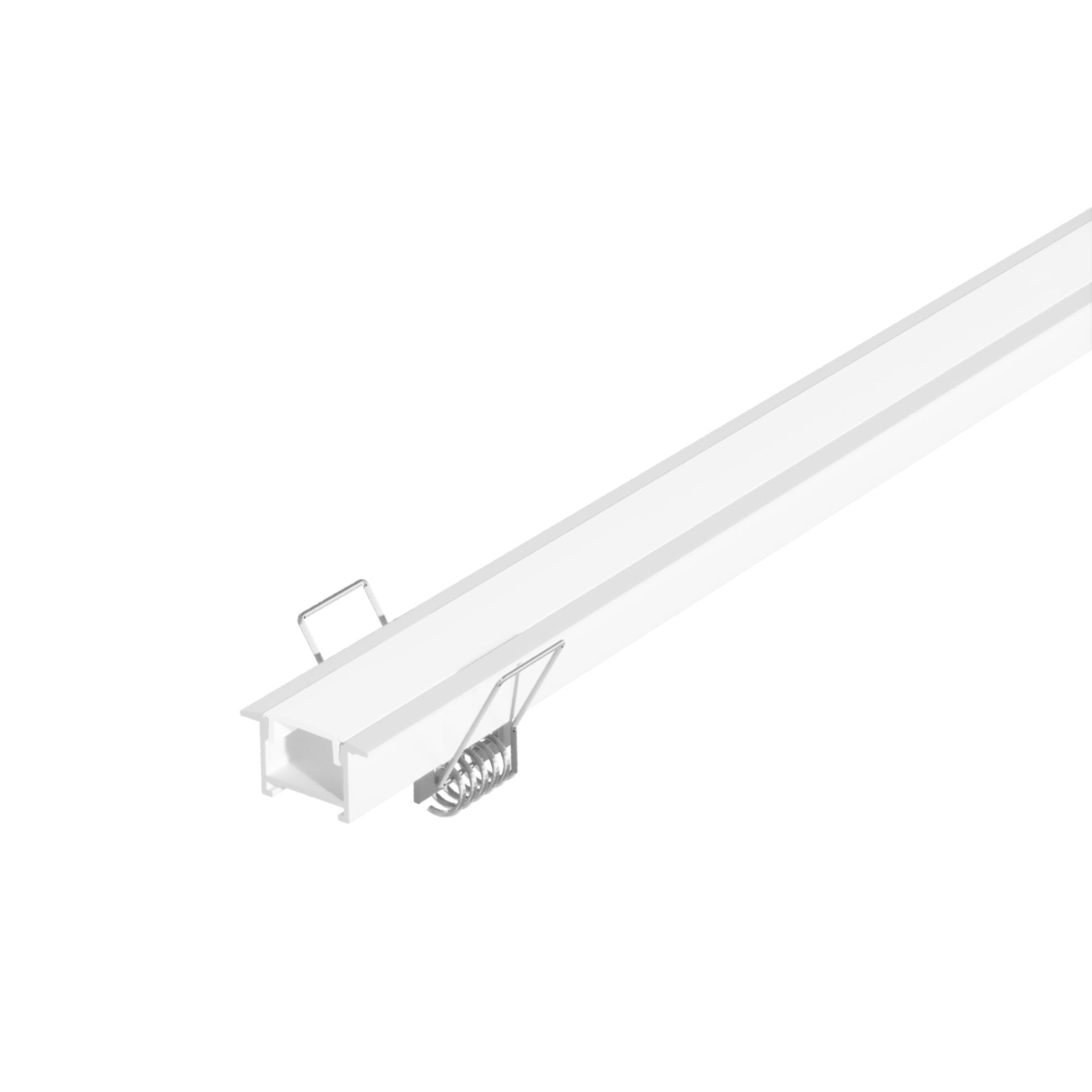 Imagem do produto I9 Perfil de LED de Embutir 25 x 14 mm Branco ID0236 3 m