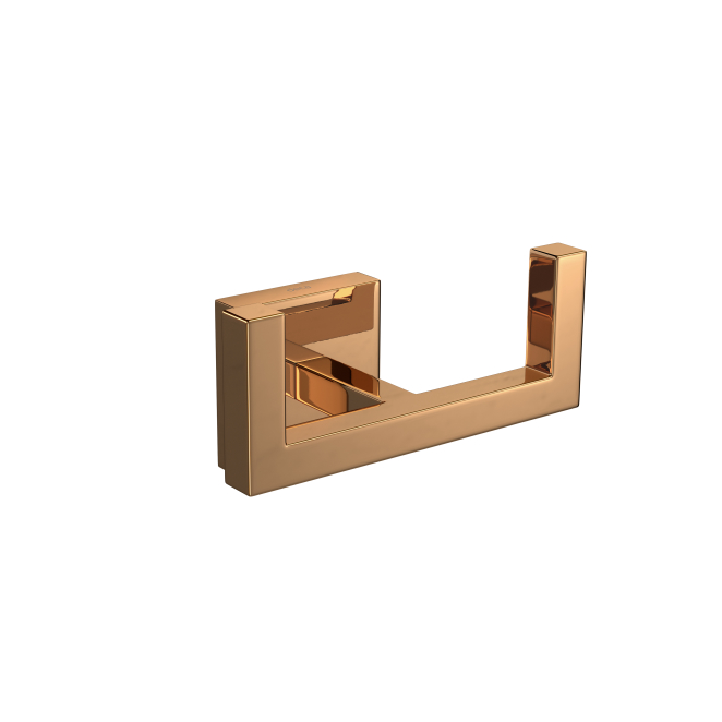 Imagem do produto Deca Cabide 2062 Duplo Clean Vermelho Dourado