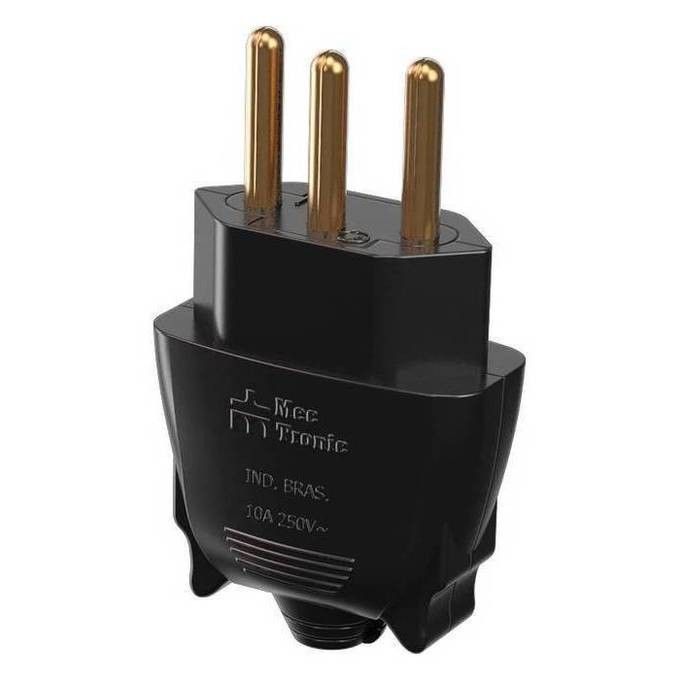 Imagem do produto Plugue/Pino Macho Mec Tronic 20A Preto