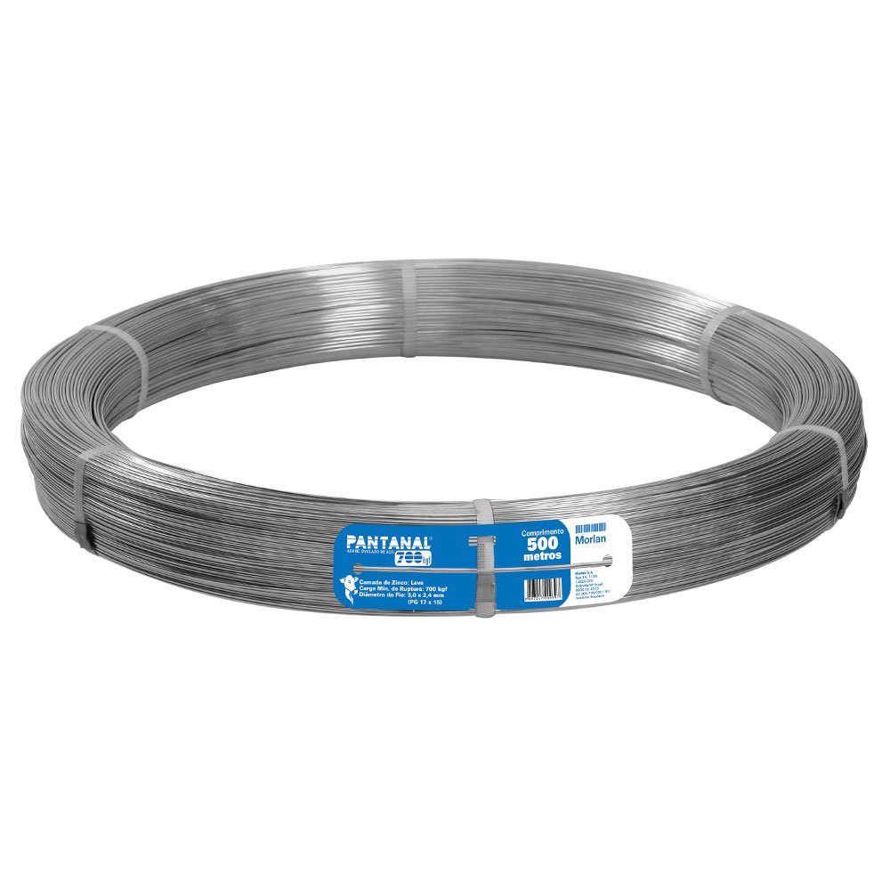 Imagem do produto ARAME LISO OVALA PANTANAL 17X15  500MT MORLAN