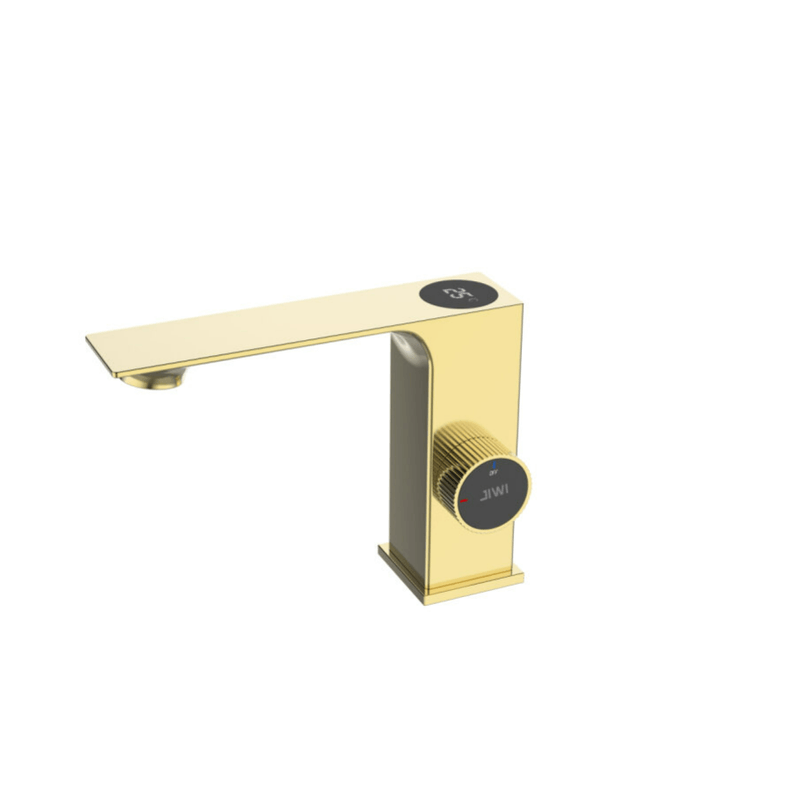 Imagem do produto Jiwi Misturador para Lavatório de Mesa com Medidor de Temperatura Gold WJ-2875-LD-GD
