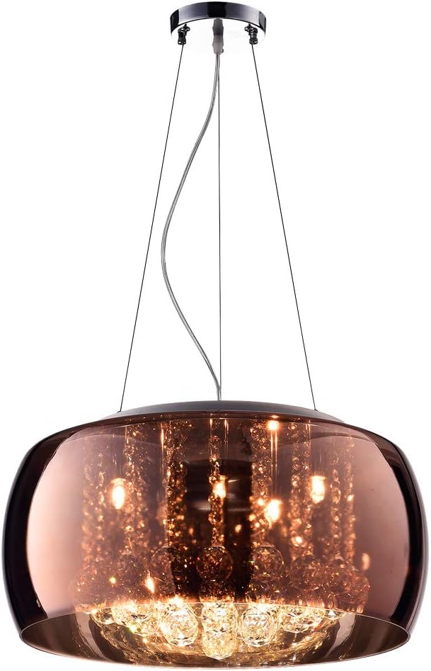 Imagem do produto Bella Lustres Pendente Plafon Soho 50x2O 6xG9 Cobre/Transparente PPD001CO
