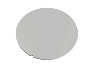 Imagem do produto Tigre Tampa Cega para Caixa de Gordura Sifonada Redonda Branca 250mm