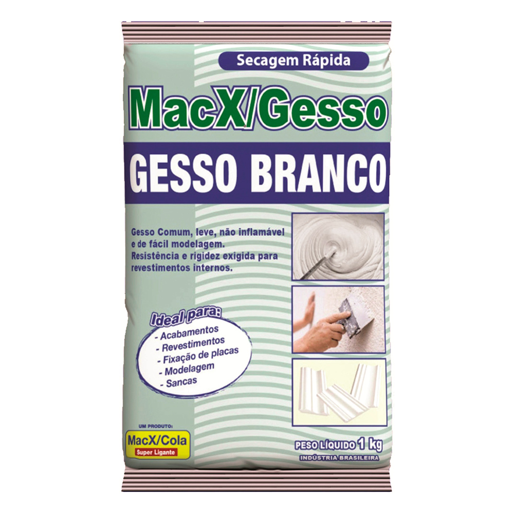 Imagem do produto Gesso em Pó Branco 1kg