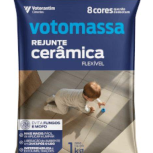 Imagem do produto Rejunte Flex Votomassa Bege 1kg Votorantim