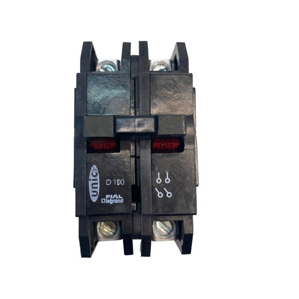 Imagem do produto Pial Legrand Disjuntor Bipolar 100A Unic Preto NEMA
