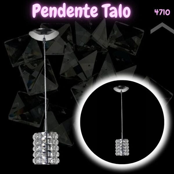 Imagem do produto Rioprelustres Pendente Cristal 4710 Inox