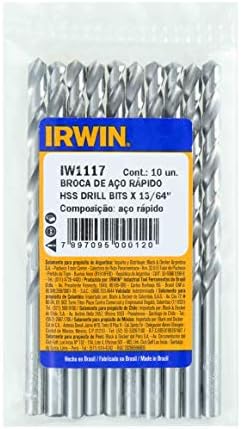 Imagem do produto Irwin Broca para Metal Aço Rápido HSS 13/64 Pol 5,16mm