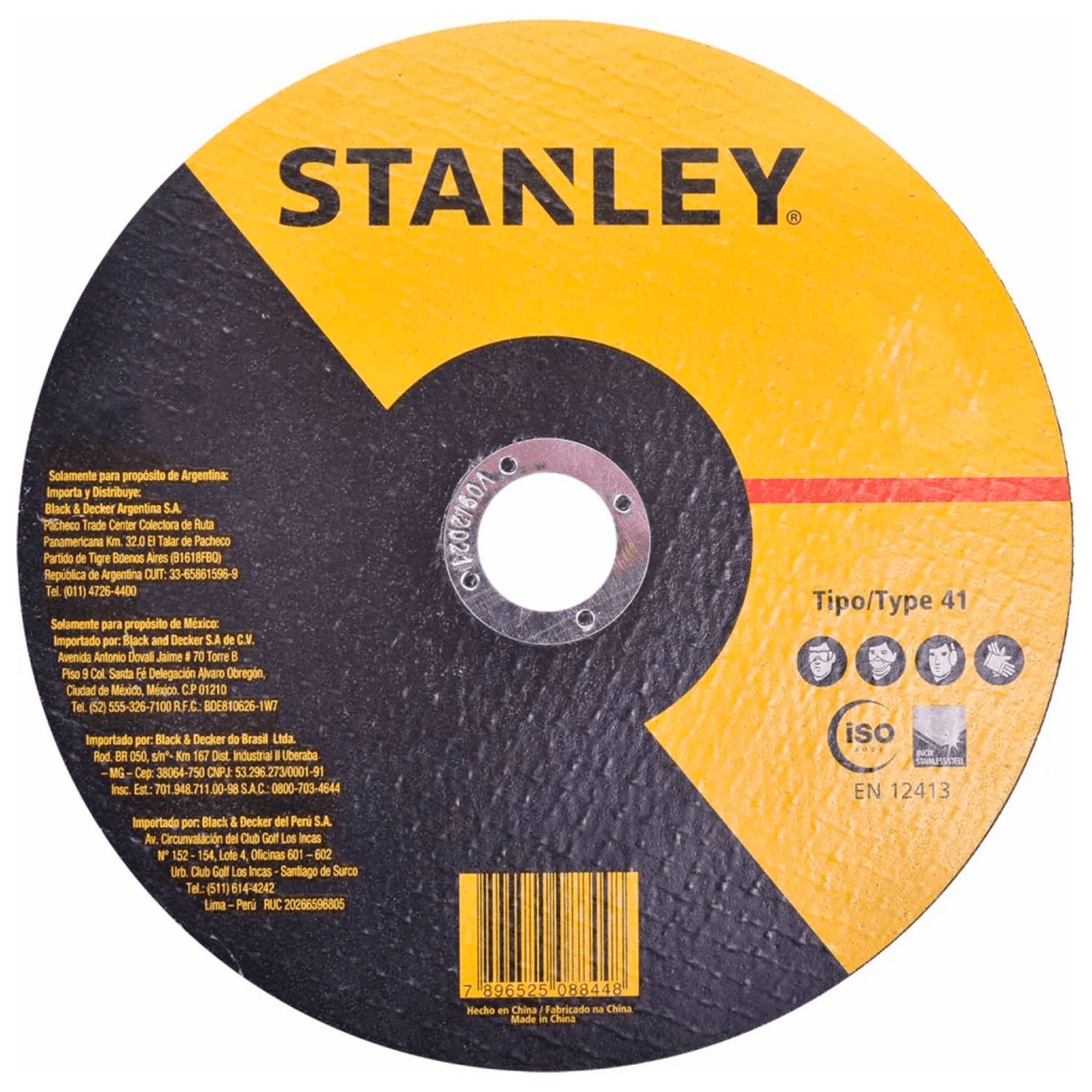 Imagem do produto Disco de Corte Inox 4 1/2" x 1,0mm x 7/8" Stanley
