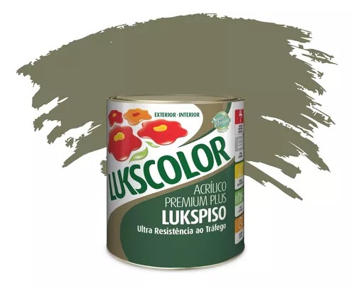Imagem do produto Lukscolor Tinta Acrílica Premium Lukspiso Concreto 900ml