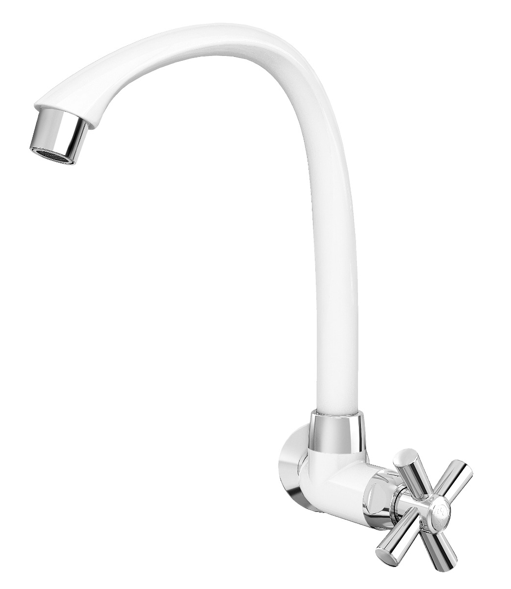 Imagem do produto Tigre Torneira de Cozinha com Parede Alta Bico Cross 1/2"-3/4"