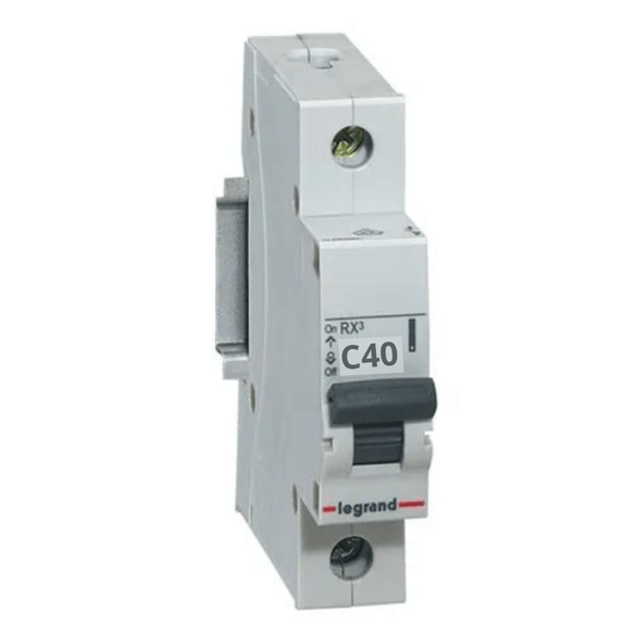 Imagem do produto Pial Legrand Disjuntor Unipolar DIN 40A Curva C Branco