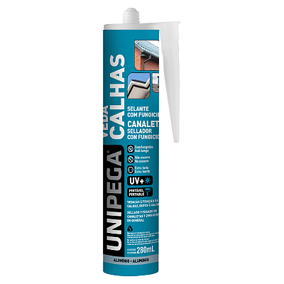 Imagem do produto Selante Veda Calhas Unipega Alumínio 280ml