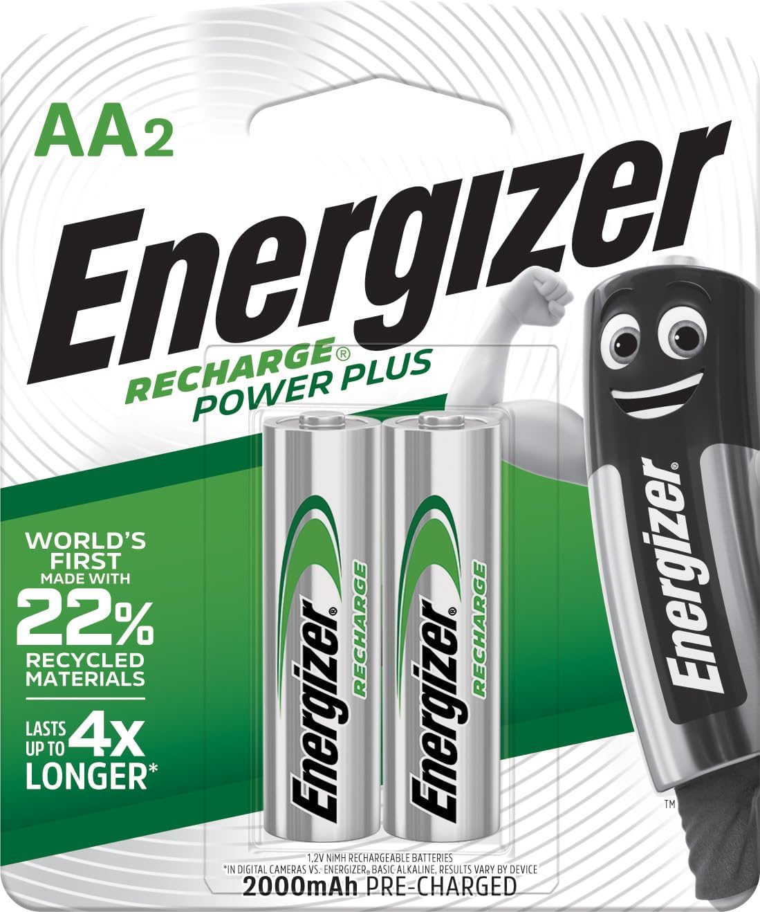 Imagem do produto Arcom Pilha Recarregável Energizer Pequena AA2
