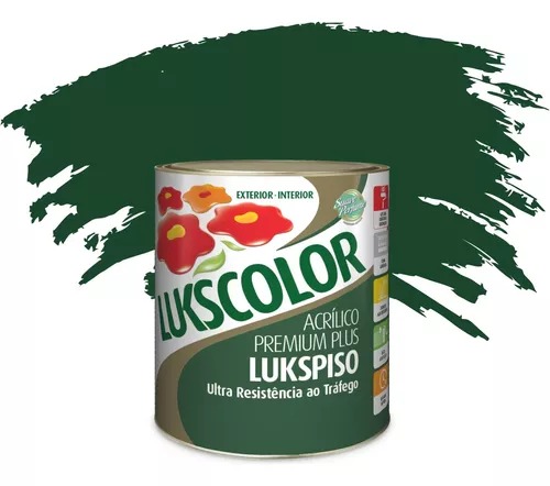 Imagem do produto Lukscolor Tinta para Piso Lukspiso Verde 900ml