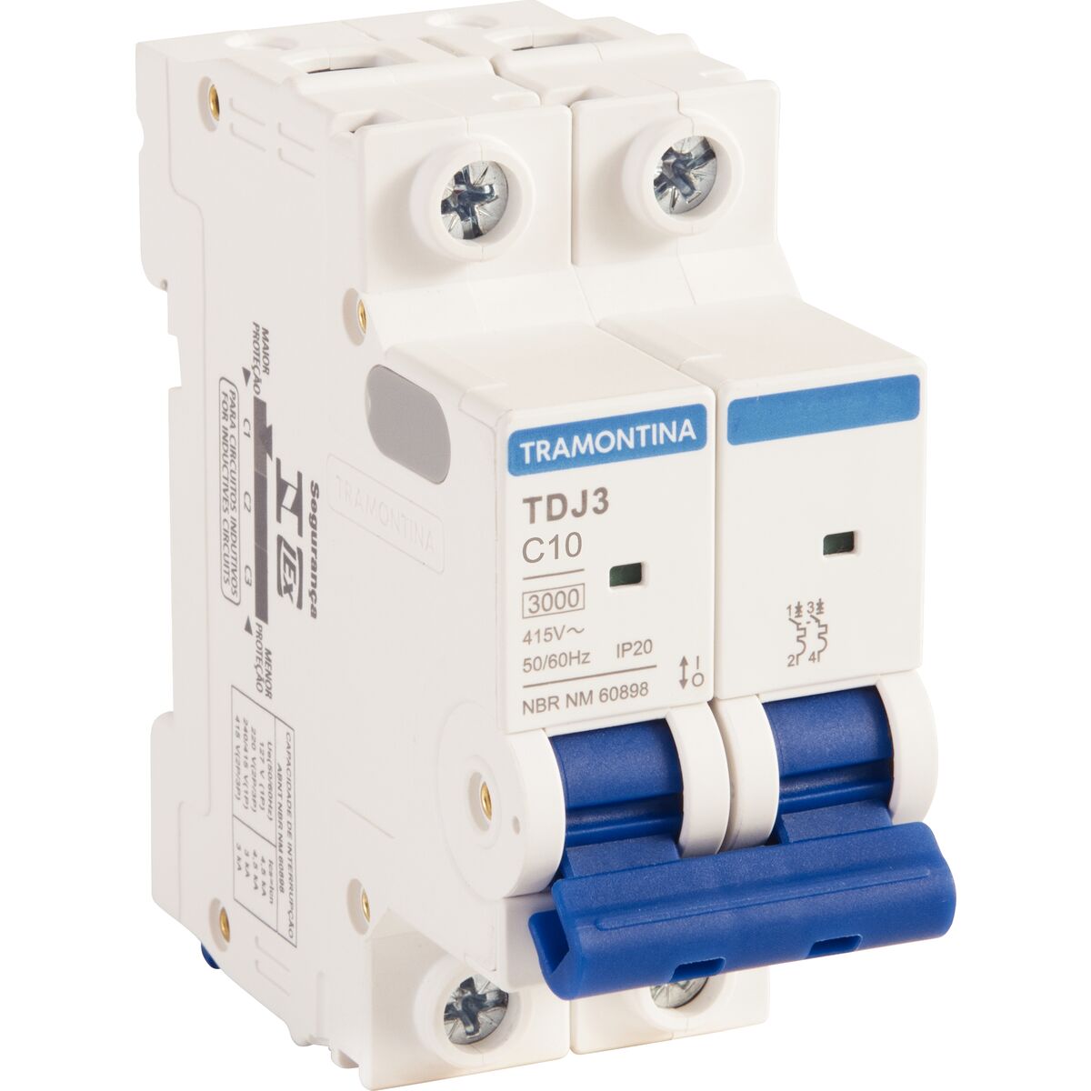 Imagem do produto Tramontina Minidisjuntor TDJ3 2P 32A 3kA curva C