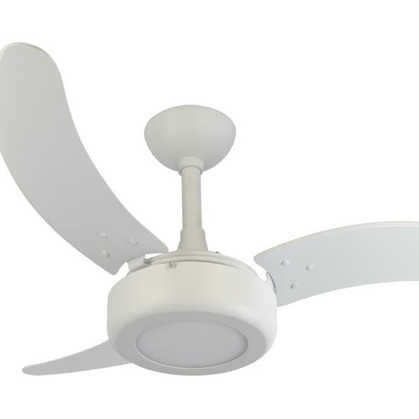 Imagem do produto Rioprelustres Ventilador de Teto 2008 LED 3000K 3 Pás Branco Texturizado