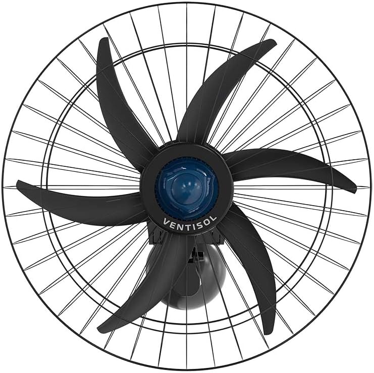 Imagem do produto Ventisol Ventilador de Parede Oscilante 60 cm Bivolt Preto 6P Falcon