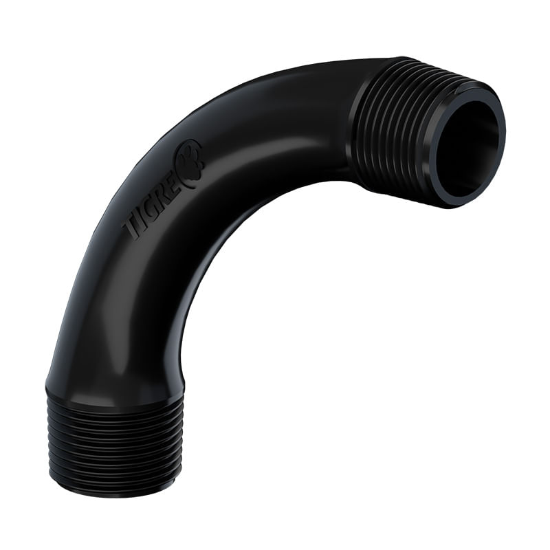 Imagem do produto Tigre Curva 90° em Pvc Eletroduto Roscável 3/4" Preta