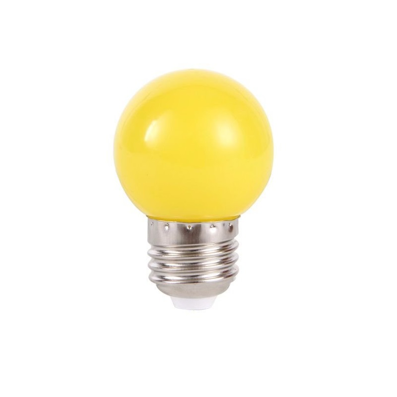 Imagem do produto Embu Led Lâmpada Bolinha Amarela 1W E27