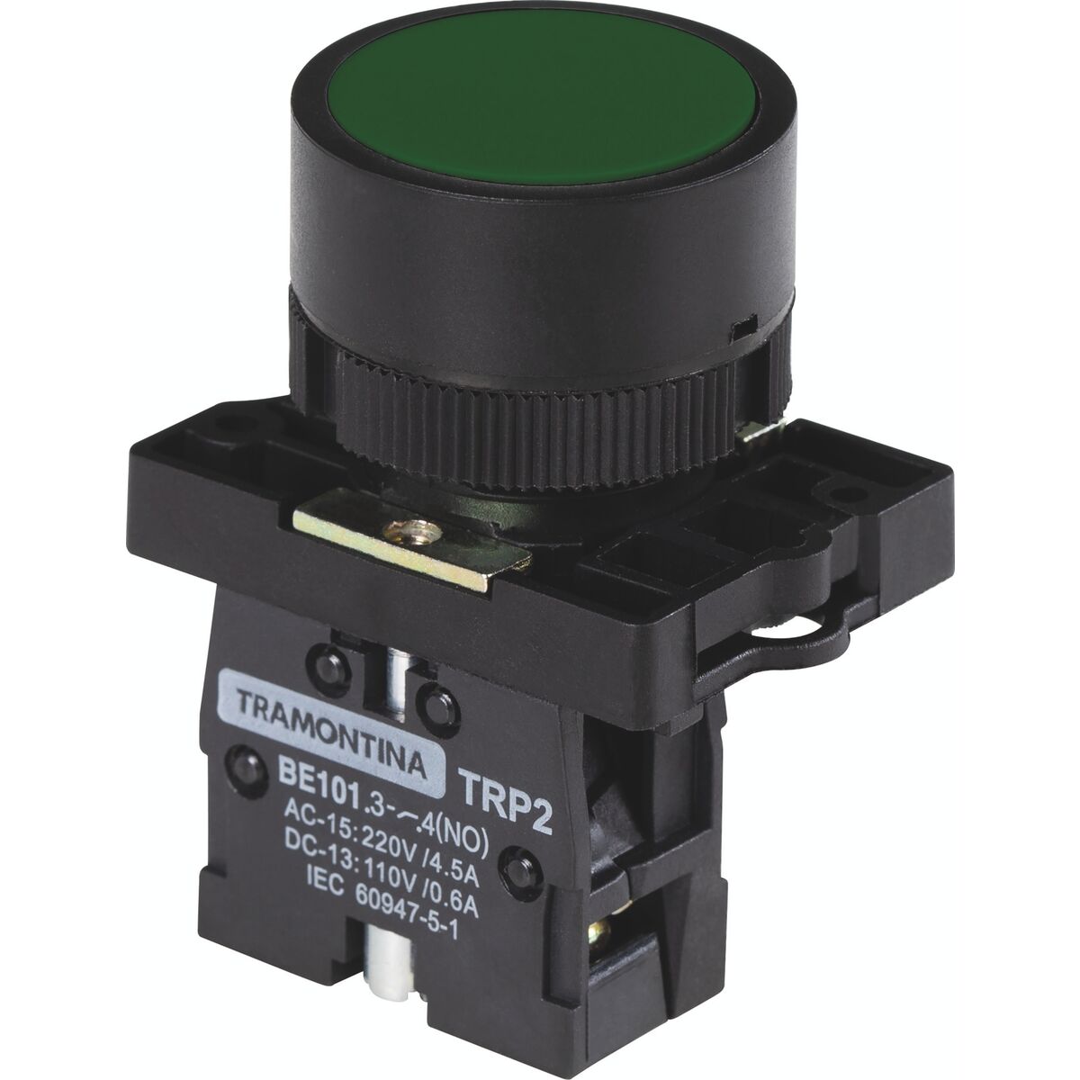 Imagem do produto Tramontina Botão de Impulso (Botoneira) Linha TRP2 Faceado Verde 1NA