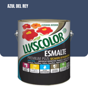 Imagem do produto Lukscolor Esmalte Sintético Premium Acetinado Azul Del Rey 3,6L
