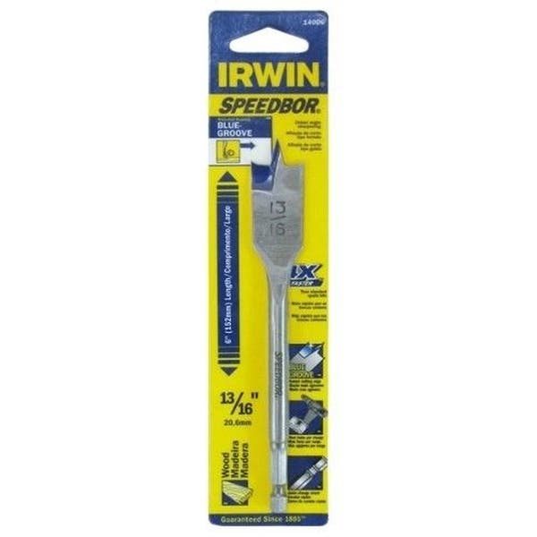 Imagem do produto Irwin Broca Chata para Madeira Blue Groove 13/16 Pol 20,6mm