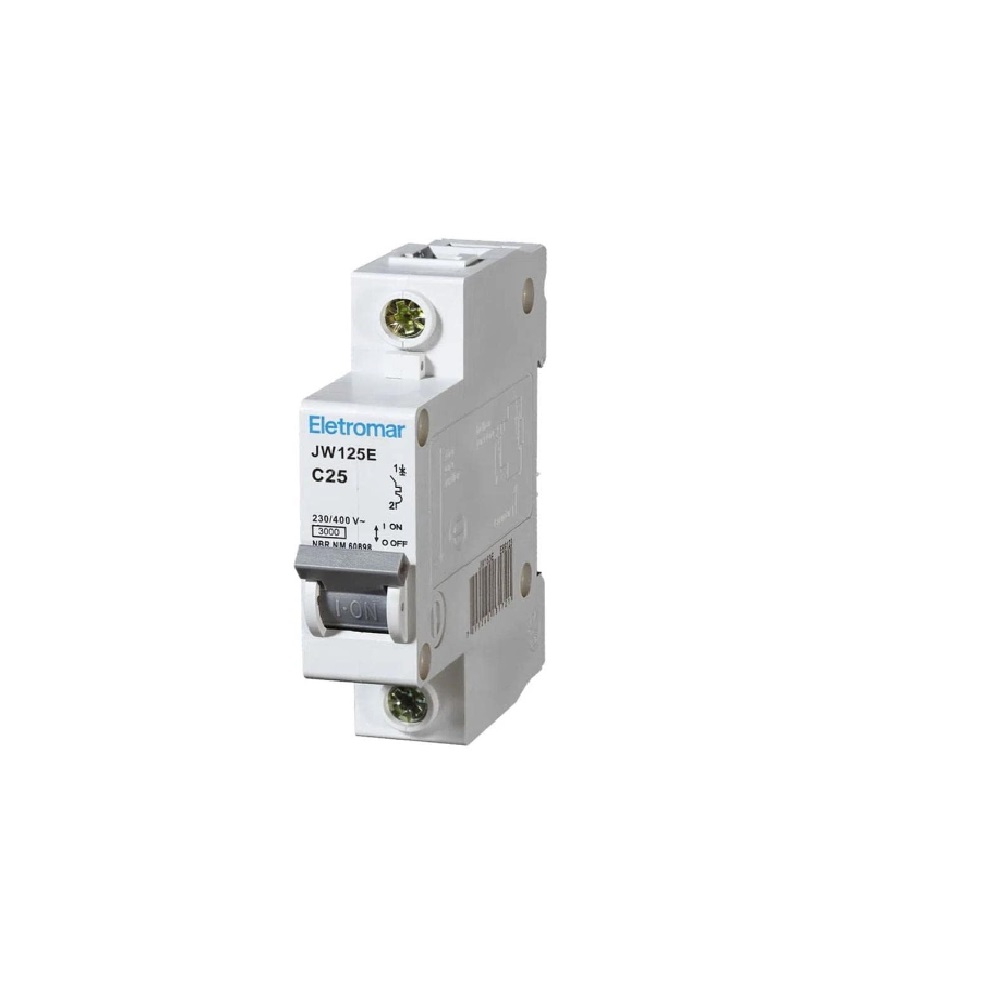 Imagem do produto Mec Tronic Disjuntor Eletromar DIN Unipolar 25A