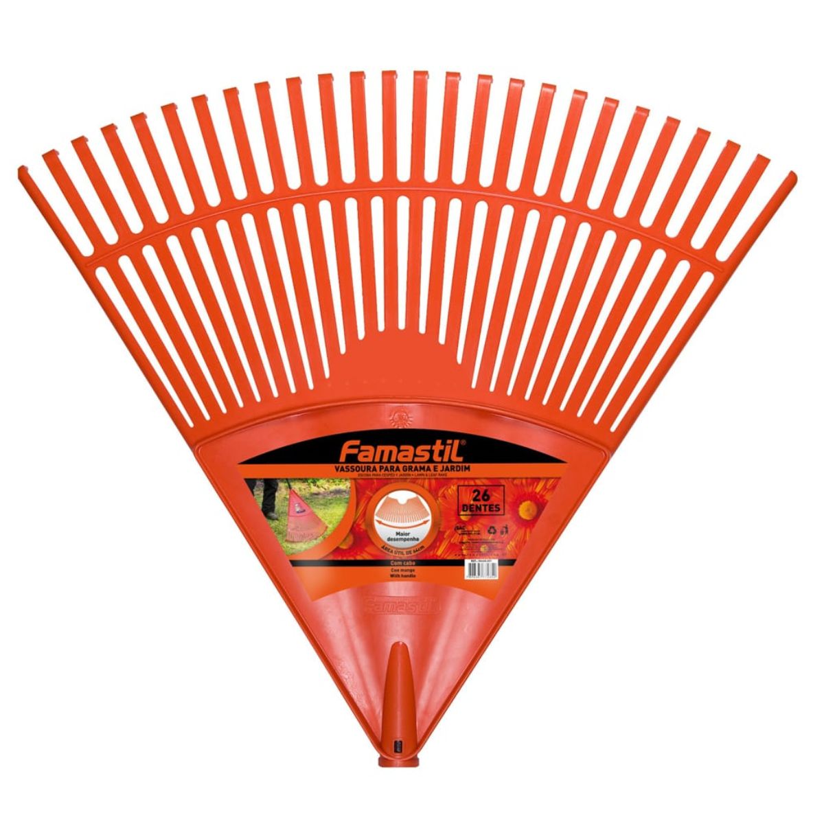 Imagem do produto Vassoura Plástica Foxlux 26" com Cabo