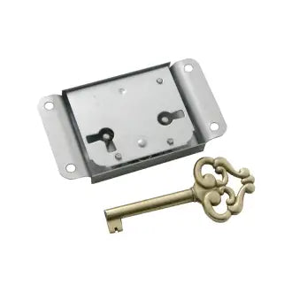 Imagem do produto Fechadura de Sobrepor para Moveis Latonada Aliança F1172/2