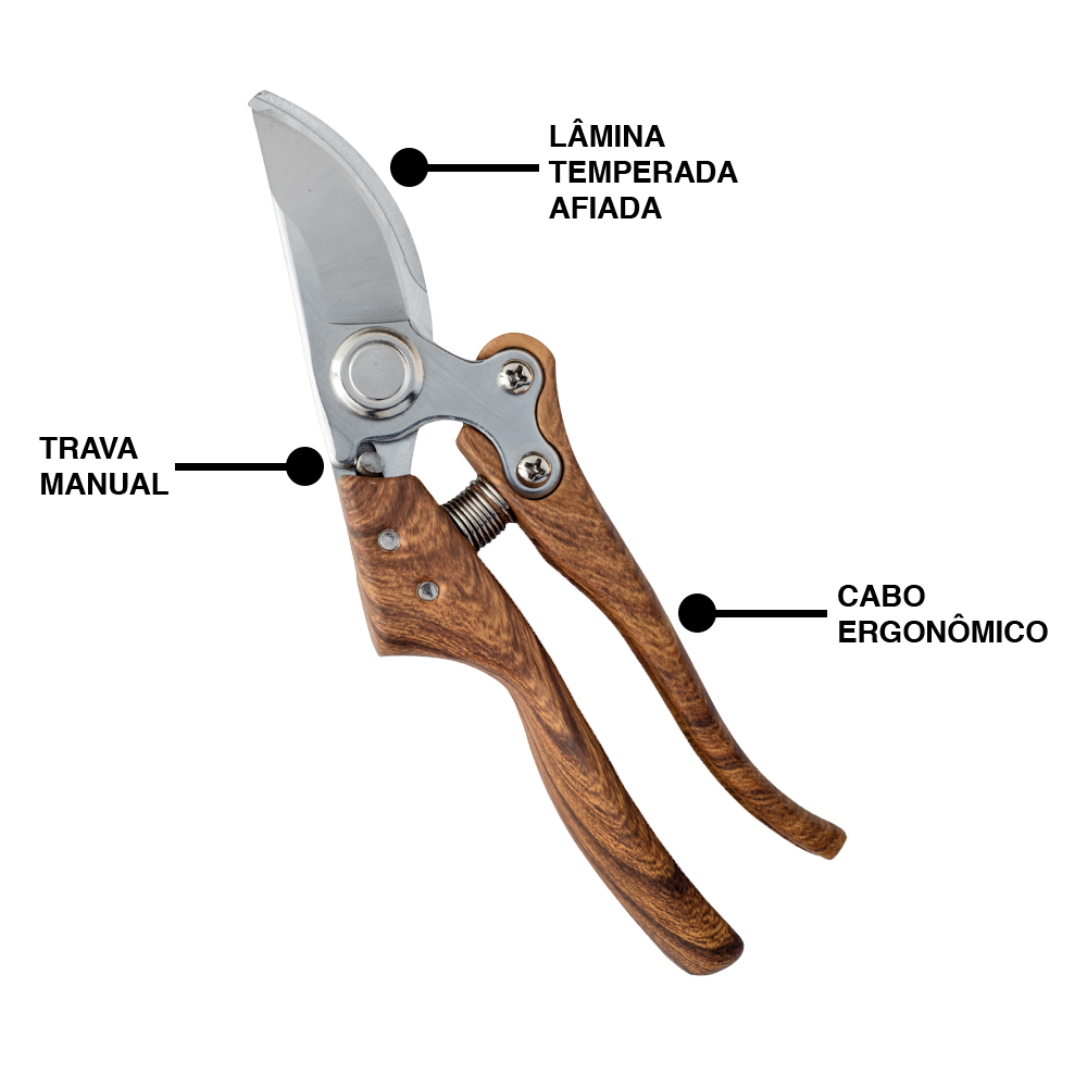 Imagem do produto Rino Tesoura de Poda 8 Strongfer