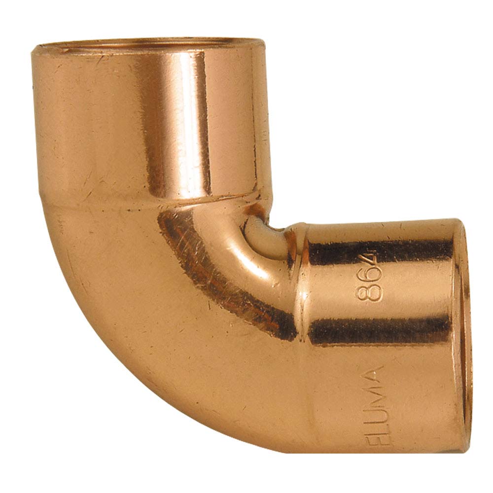 Imagem do produto Eluma Cotovelo de Cobre BxB 90 x 15 - 607