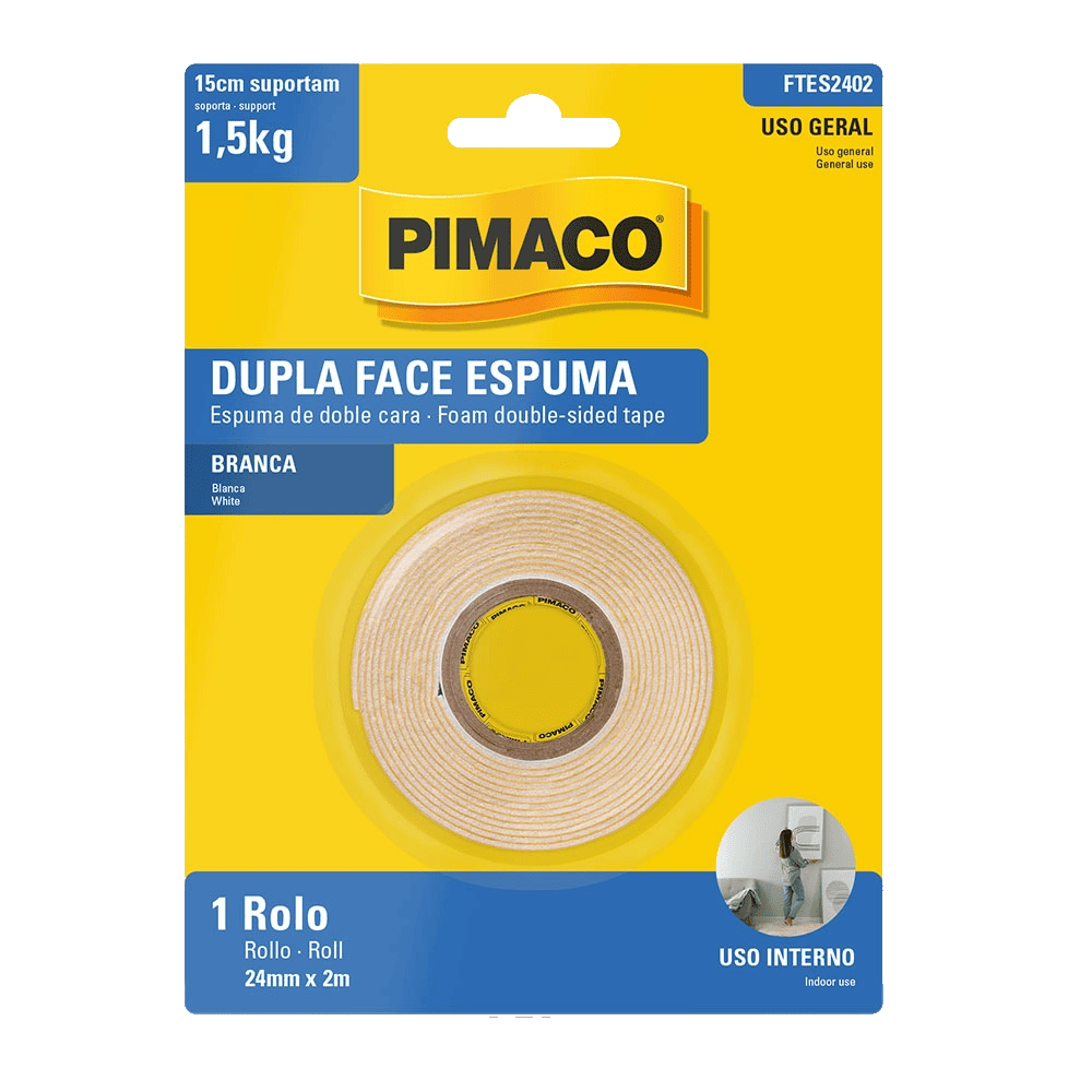 Imagem do produto Starlux Fita Dupla Face de Espuma 24 mm x 2 m