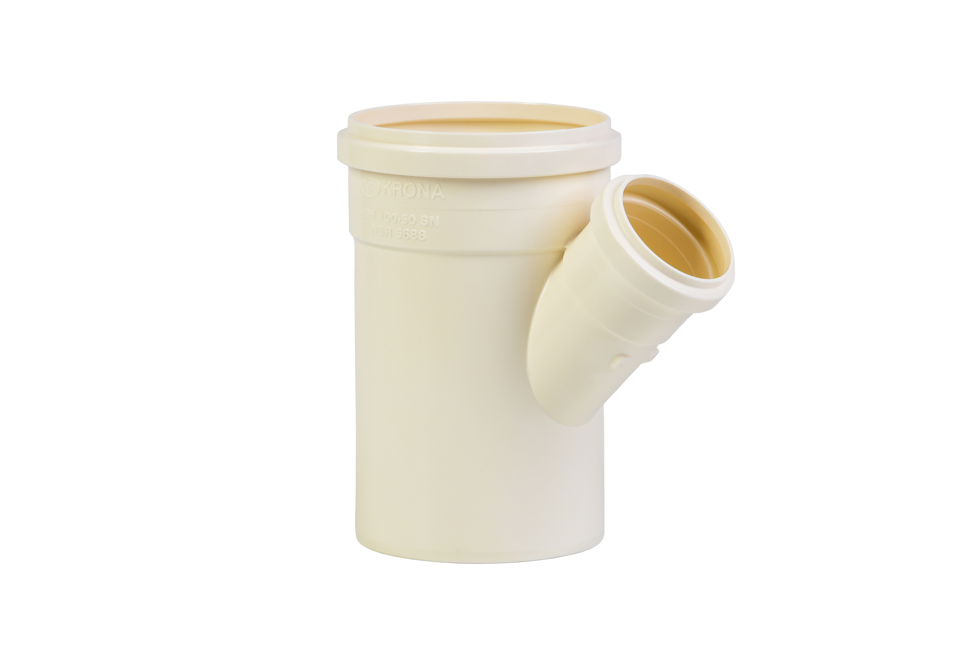 Imagem do produto Krona Junção de Redução 45° Simples para Esgoto Primário DN 100x75mm