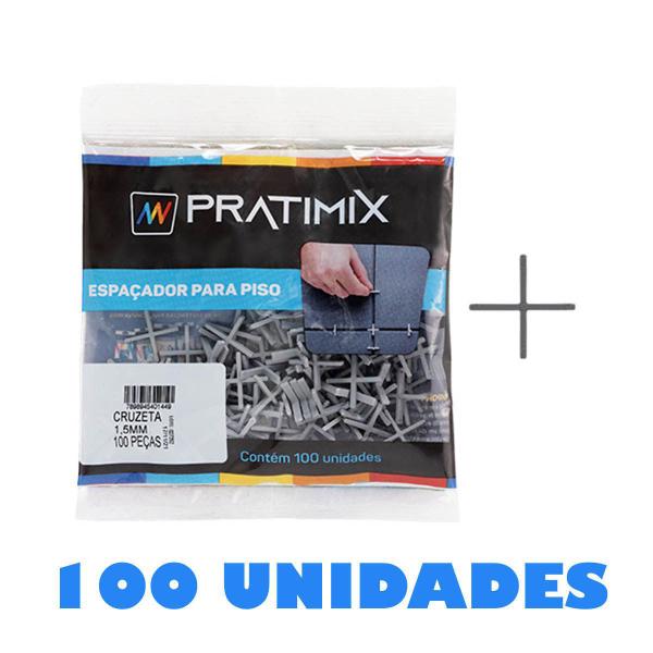 Imagem do produto Espaçador Cruzeta Pratimix 4,0mm para Piso - Pacote 100 Peças