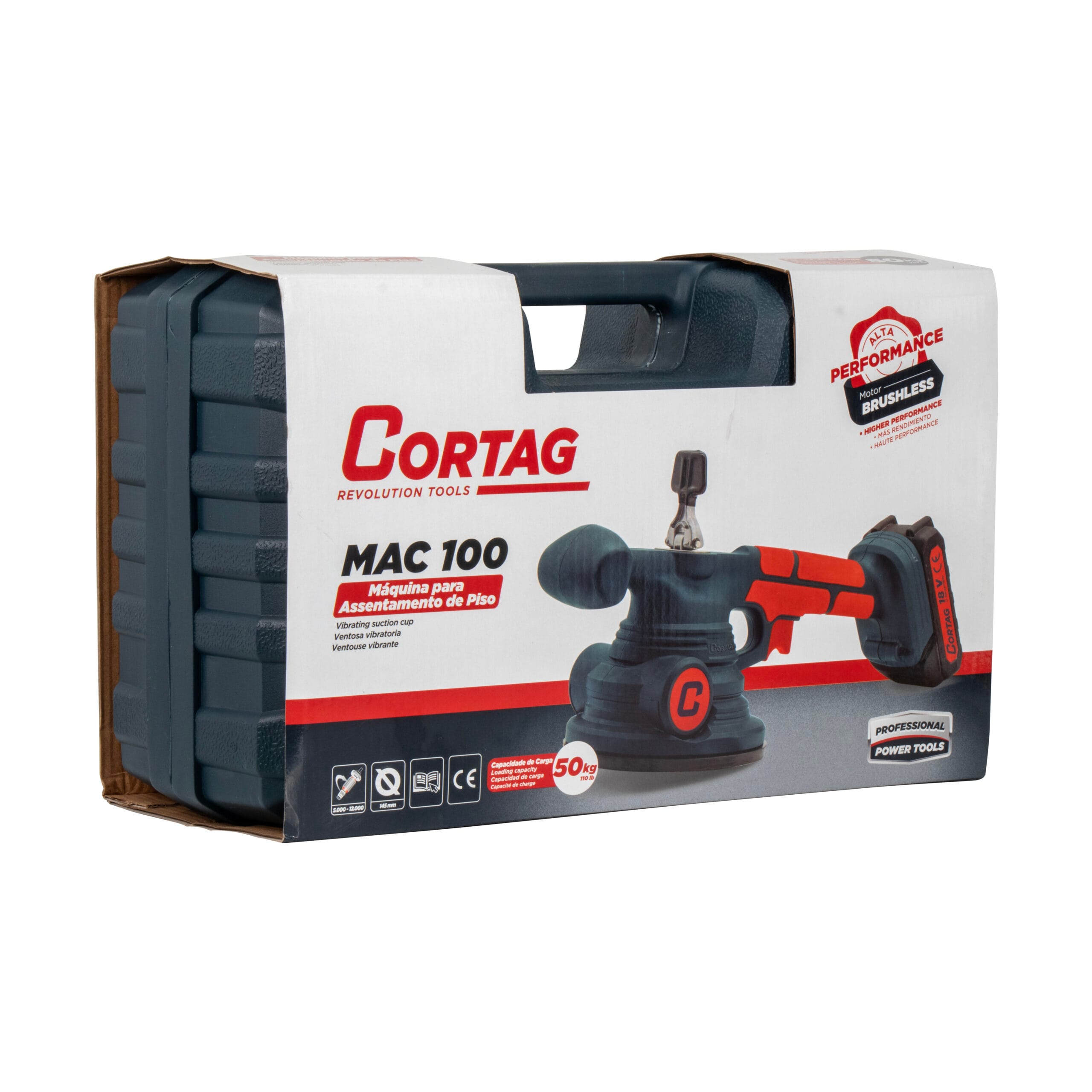 Imagem do produto Máquina para Assentamento de Pisos a Bateria Cortag MAC-100