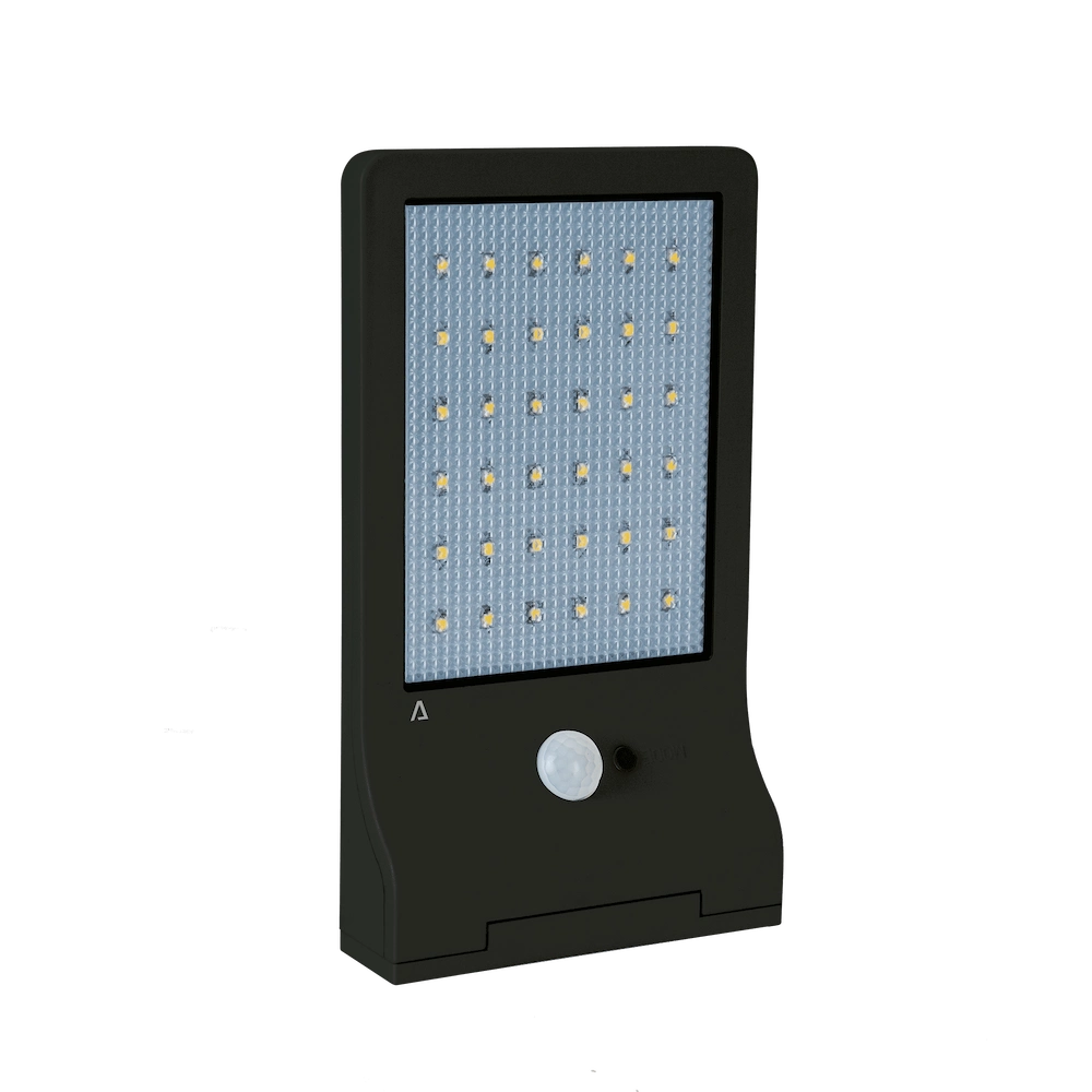 Imagem do produto Delis Luminária Solar 6000K Preta ABS IP65 M3