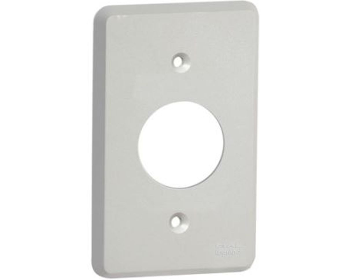 Imagem do produto Pial Legrand Placa 4x2 para 1 Tomada Retangular Padrão Antigo Cinza