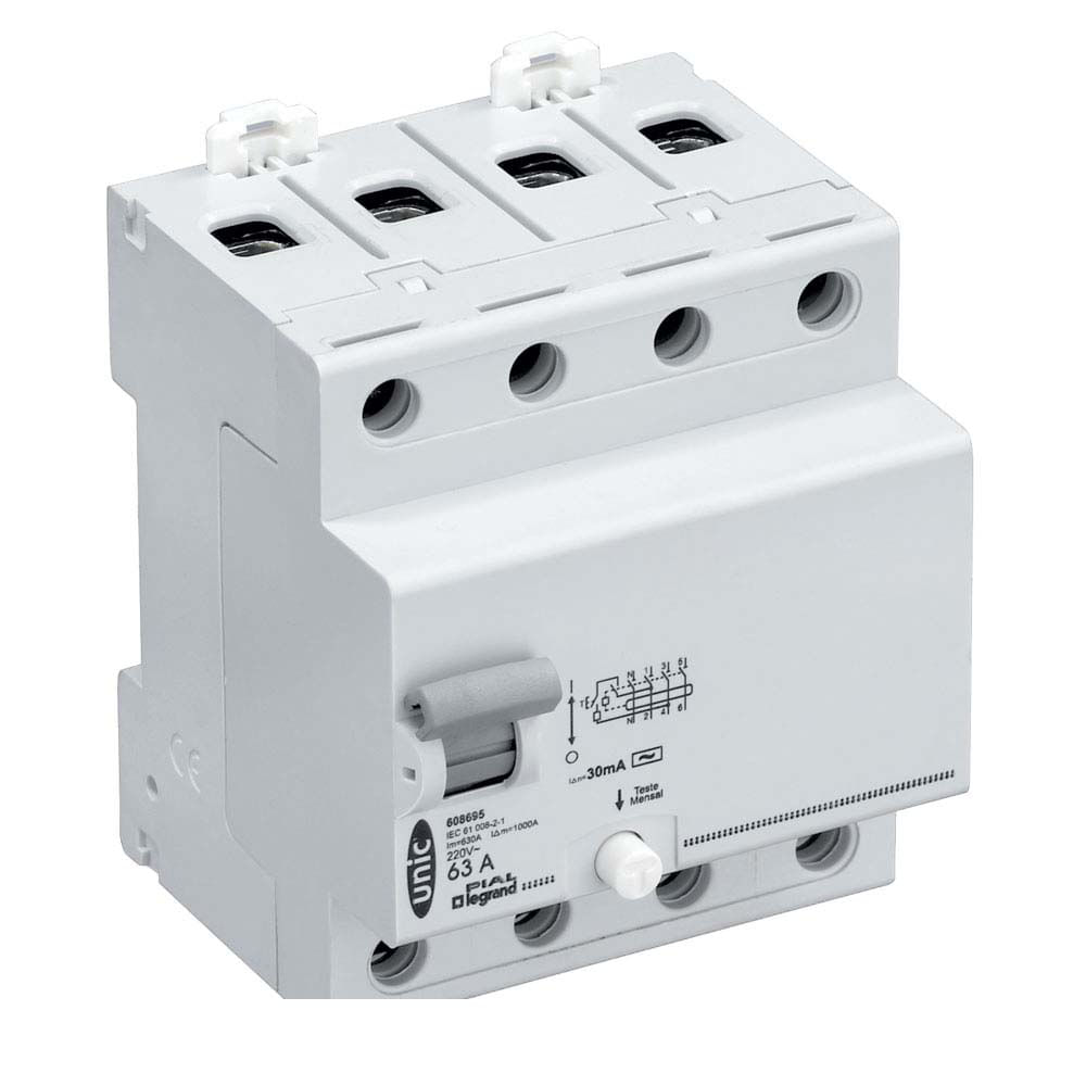 Imagem do produto Pial Legrand Interruptor Diferencial Residual (IDR) Tetrapolar 40A 30mA