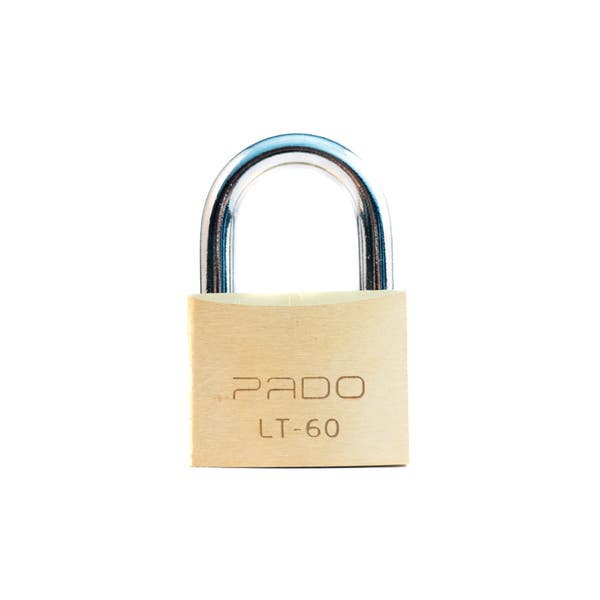 Imagem do produto Pado Cadeado Tradicional Latão Dourado 60mm com 2 Chaves