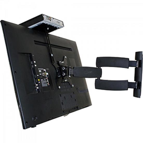 Imagem do produto Brasforma Suporte para DVD com Calha para Cabos Preto