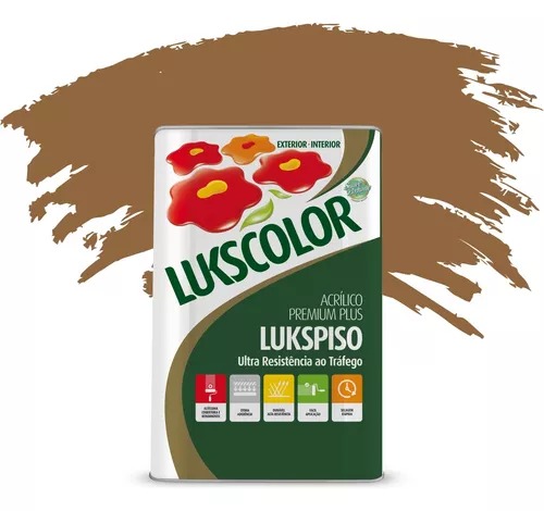 Imagem do produto Lukscolor Tinta Acrílica Premium Lukspiso Castor 18L