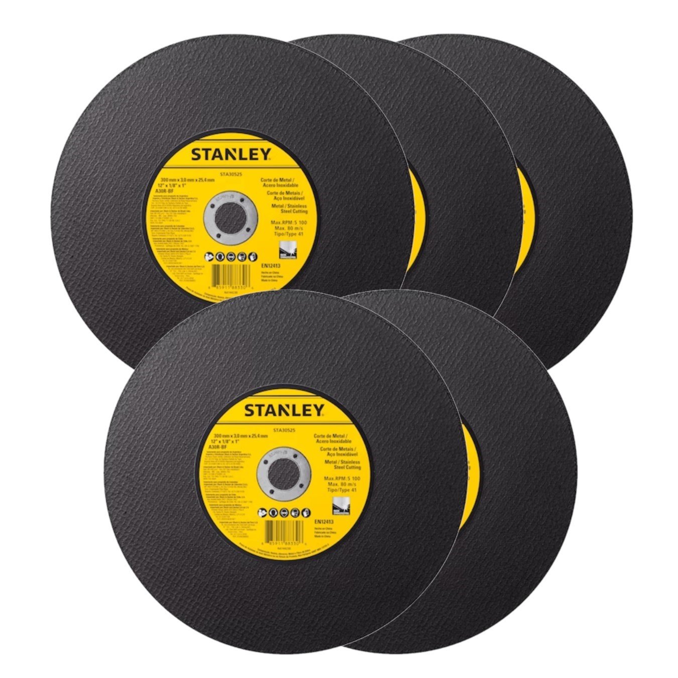 Imagem do produto Stanley Disco de Corte Metal 12 x 3,0 mm x 5/8"