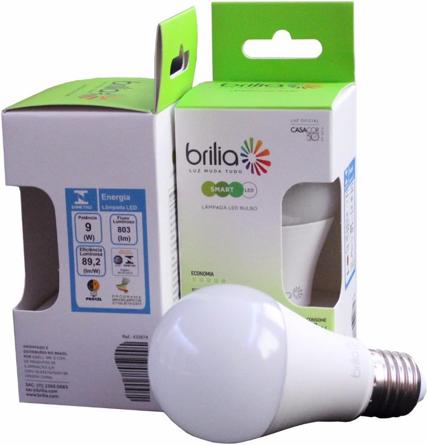 Imagem do produto Brilia Lâmpada LED 7W Bivolt 6000K 433850
